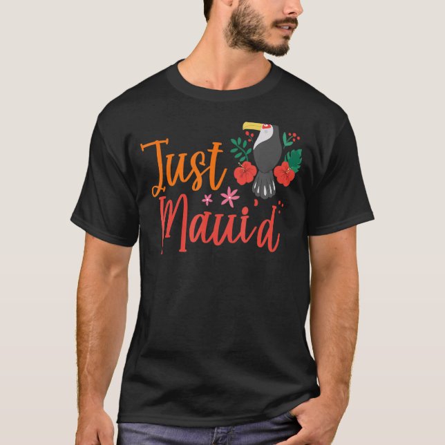 Camiseta Sólo juego de esposas Maui d Hawaii de luna de mie (Anverso)