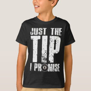 Camiseta Solo La Punta Que Prometo Billiards Funny 8 Ll Poo