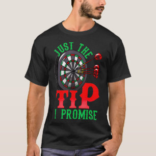 Camiseta Solo la punta que prometo Darts Pun Funny Dart