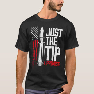 Camiseta Solo la punta que prometo la bandera estadounidens