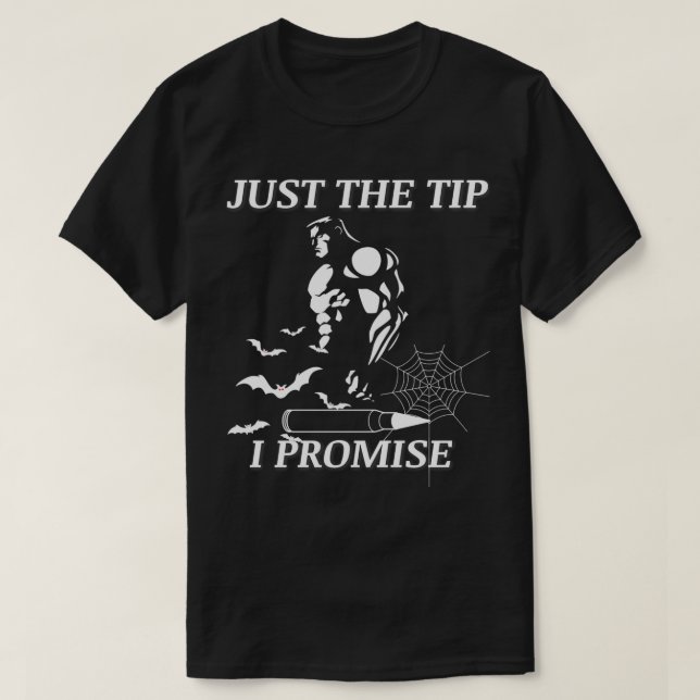 Camiseta Solo la punta que prometo que la bala asusta mala  (Diseño del anverso)
