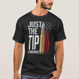 Camiseta Solo la punta que prometo que la bandera norteamer
