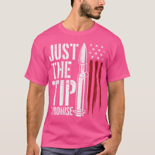 Camiseta Solo la punta que prometo que la bandera norteamer