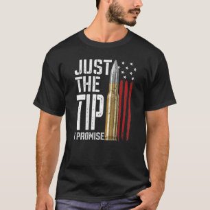 Camiseta Solo la punta que prometo que la bandera norteamer