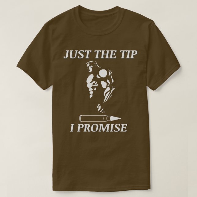 Camiseta Solo la punta que prometo regalos de juego de bala (Diseño del anverso)