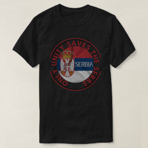 Camiseta Sólo la unidad salva a los serbios