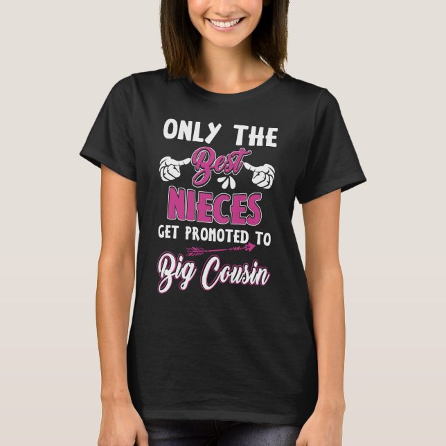 Camiseta Sólo las mejores sobrinas son ascendidas a prima m (Anverso)