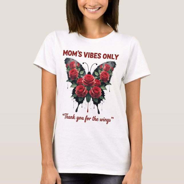 Camiseta "Sólo las vibes de mamá" (Anverso)