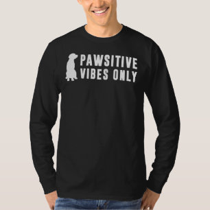 Camiseta Sólo las vibraciones positivas de Golden Retriever