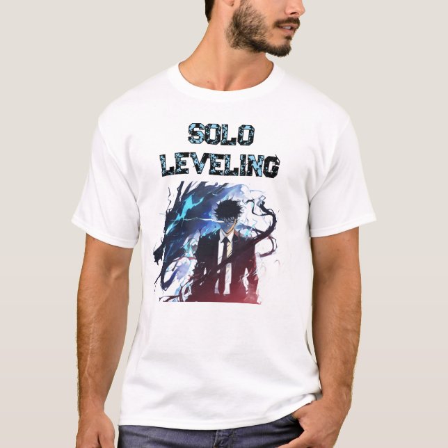 Camiseta 🖤 Solo Leveling T-Shirt | Anime Inspired Design (Anverso)