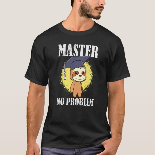 Camiseta Sólo Llámame Master 2022 Sloth Master Abschluss (Anverso)