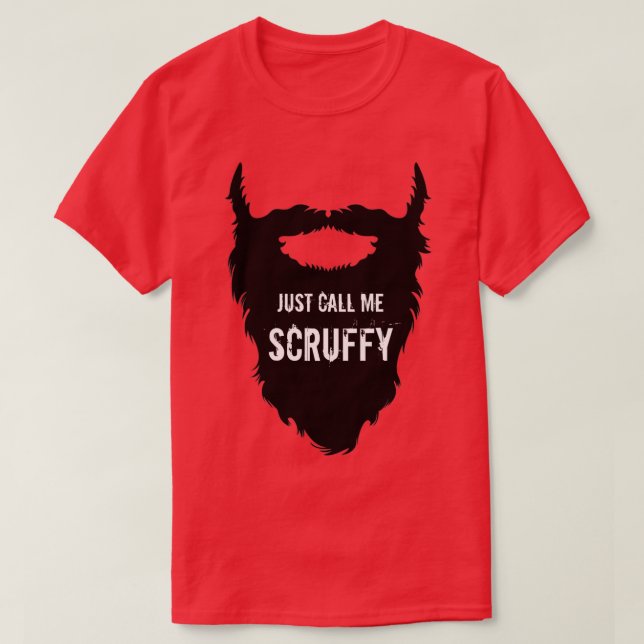 Camiseta Sólo Llámame Scruffy Classic TShirt (Diseño del anverso)