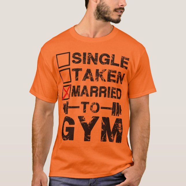 Camiseta Solo, llevado, casado el GIMNASIO (Anverso)