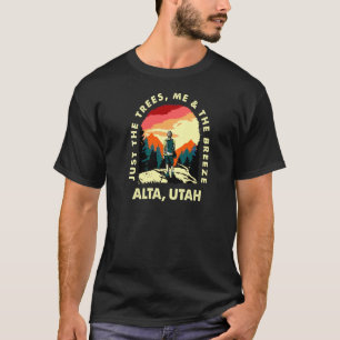 Camiseta Sólo los Árboles Yo y La Brisa Alta Senderismo Uta