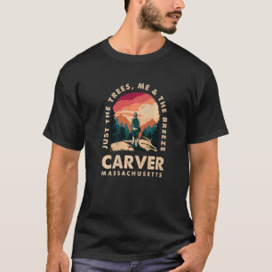 Camiseta Solo los árboles, yo y la brisa que cuelga senderi