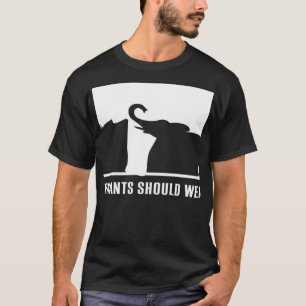 Camiseta Solo los elefantes deben usar marfil - Salven a lo
