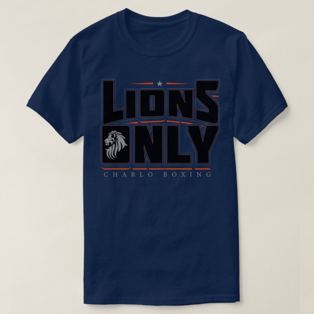 Camiseta Solo los Leones Charlo Boxing (Diseño del anverso)