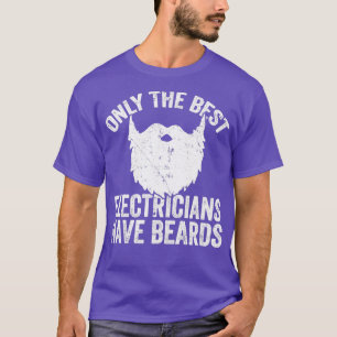 Camiseta Sólo los mejores electricistas tienen barba Beard 