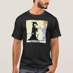 Camiseta Solo los pollos temen al segador divertido