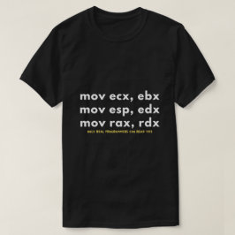 Camiseta Sólo Los Programadores Reales Pueden Leer Este Cód