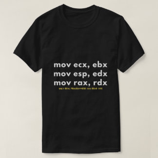 Camiseta Sólo Los Programadores Reales Pueden Leer Este Cód