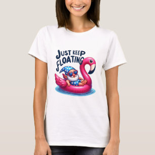 Camiseta Sólo mantener el genoma flotante de la piscina