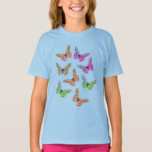 Camiseta Sólo mariposas (Anverso)