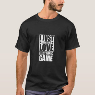 Camiseta Sólo me canso de amar el videojuego electrónico Pl