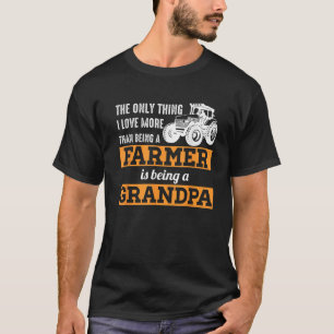 Camiseta Solo me encanta más que ser un abuelo granjero