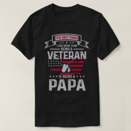 Camiseta Sólo Me Encanta Más Que Ser Un Veterano Papa