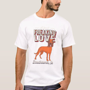 Camiseta Sólo Me Encantan Los Budos De Amor Ok Perro Vintag