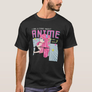 Camiseta Solo Me Importa Anime Merch Nice Lover Tee