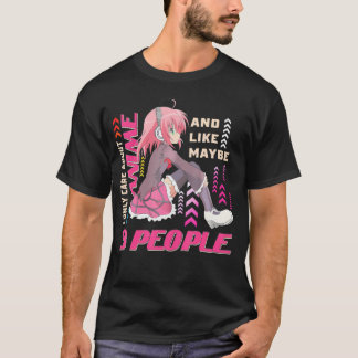 Camiseta Solo Me Importa Anime Y Como Tal 3 Peop