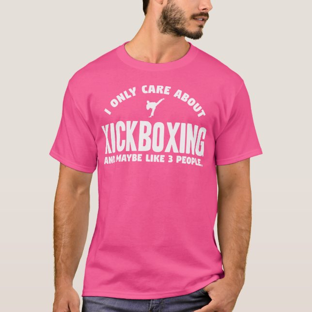 Camiseta Solo Me Importa El Kickboxing (Anverso)
