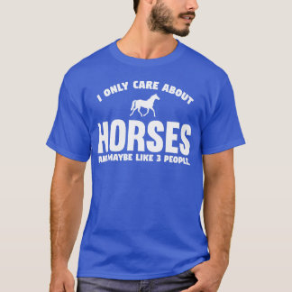 Camiseta Solo me importa el regalo de caballos divertidos
