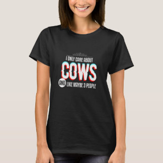 Camiseta Solo me importa y estoy obsesionado con la granja