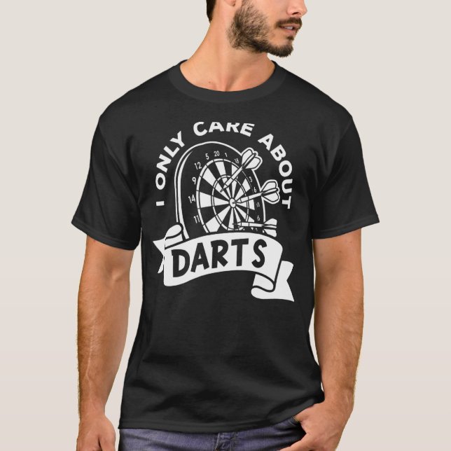 Camiseta Solo me importan los dardos (Anverso)