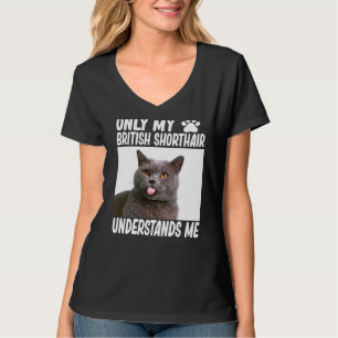 Camiseta Sólo mi British Shorthair me entiende a mí británi