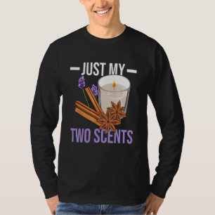 Camiseta Sólo mis dos fragancias para la fabricación de vel