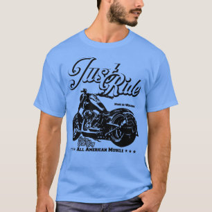 Camiseta Solo monta en motocicleta Personalizado Fat Boy 1