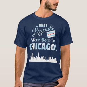 Camiseta Solo Nacieron Leyendas En Chicago Skyline