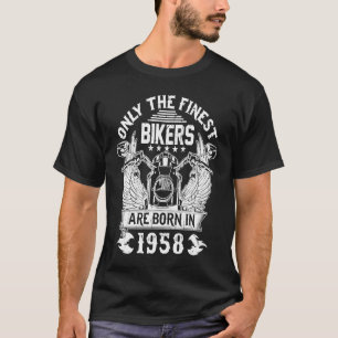 Camiseta Solo Nacieron Los Bikers Más Mejores En 1958, 64 a