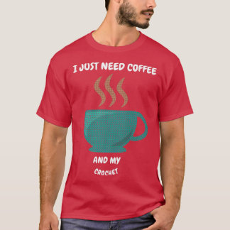 CAMISETA SOLO NECESITO CAFÉ Y MI PRIMERA COCINA