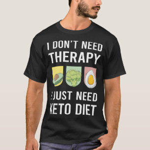 Camiseta Solo Necesito Dieta Keto Cetogénica Cetona Cetosis