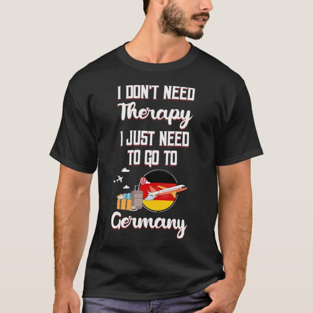 Camiseta Solo Necesito Ir A Alemania (Anverso)