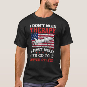 Camiseta Solo Necesito Ir A Estados Unidos
