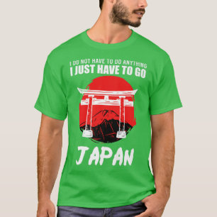 Camiseta Solo necesito ir a Japón