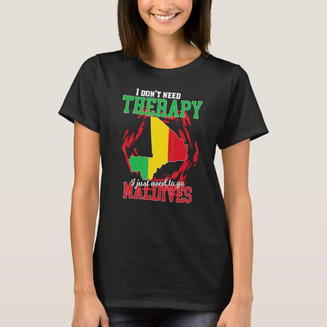 Camiseta Sólo Necesito Ir A Mali (Anverso)