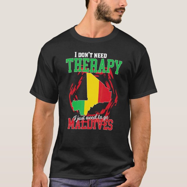Camiseta Sólo Necesito Ir A Mali (Anverso)