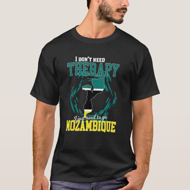 Camiseta Solo Necesito Ir A Mozambique (Anverso)
